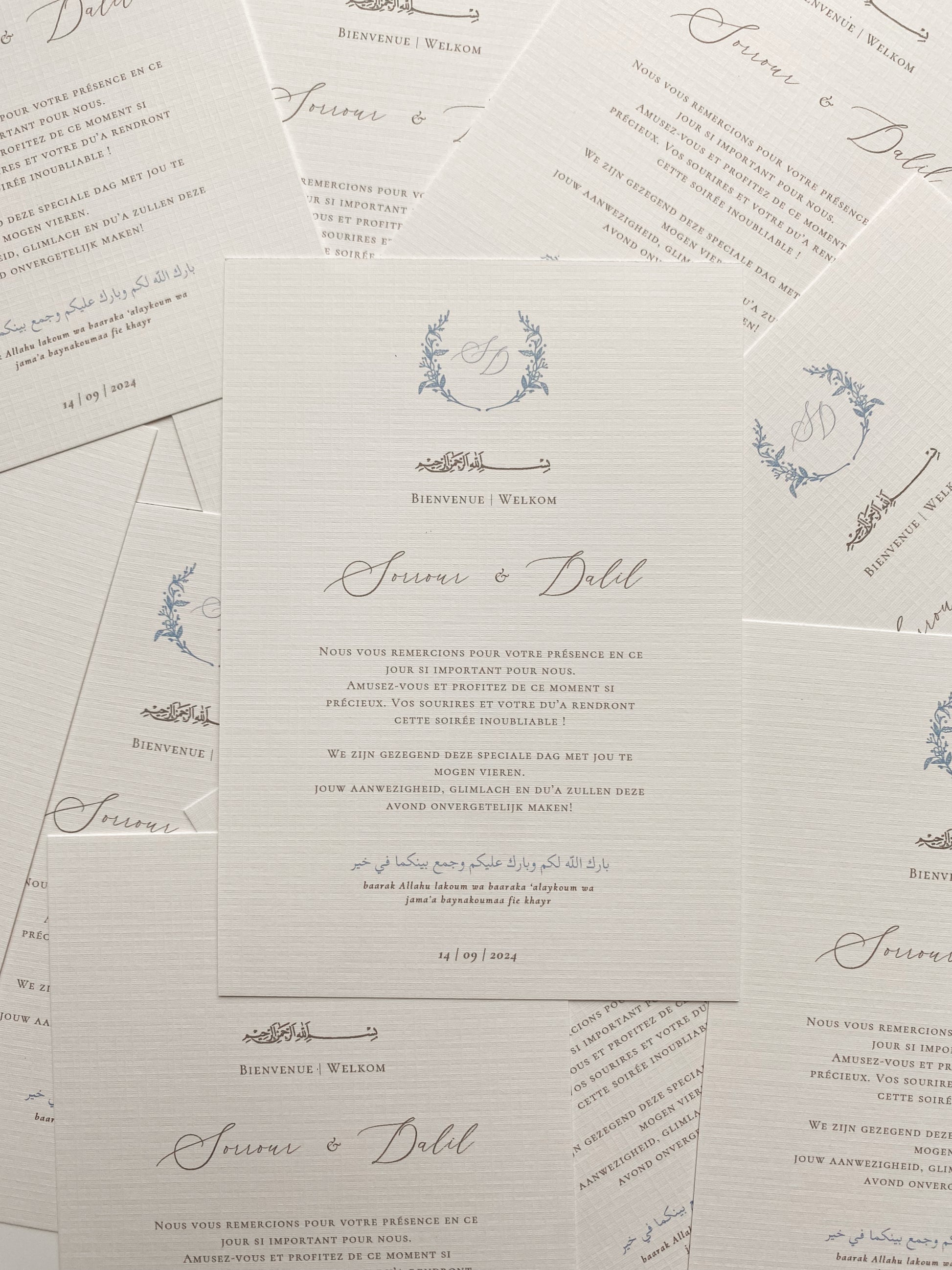 Table card - Sorrour
