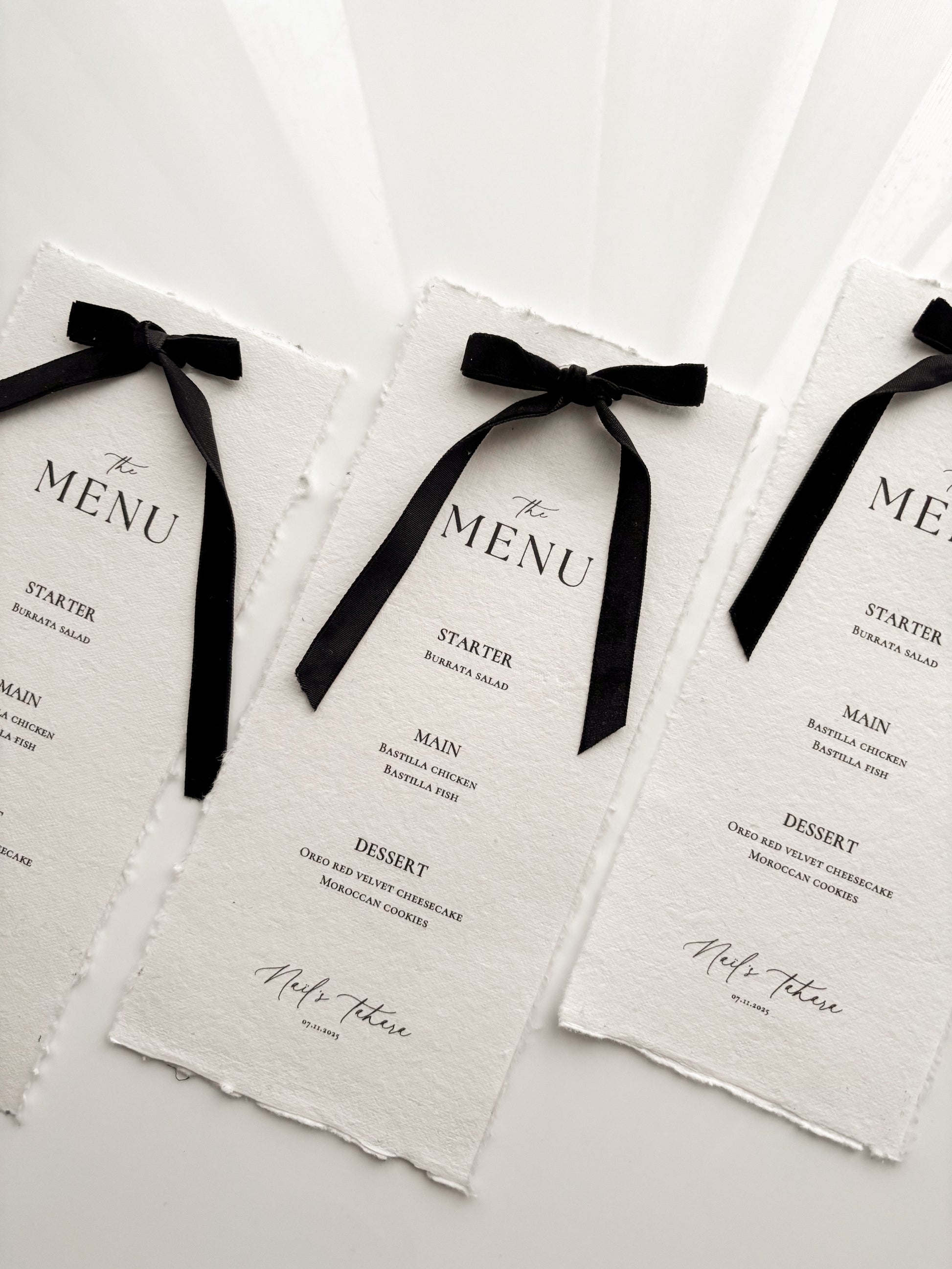 Menu card - Naïl