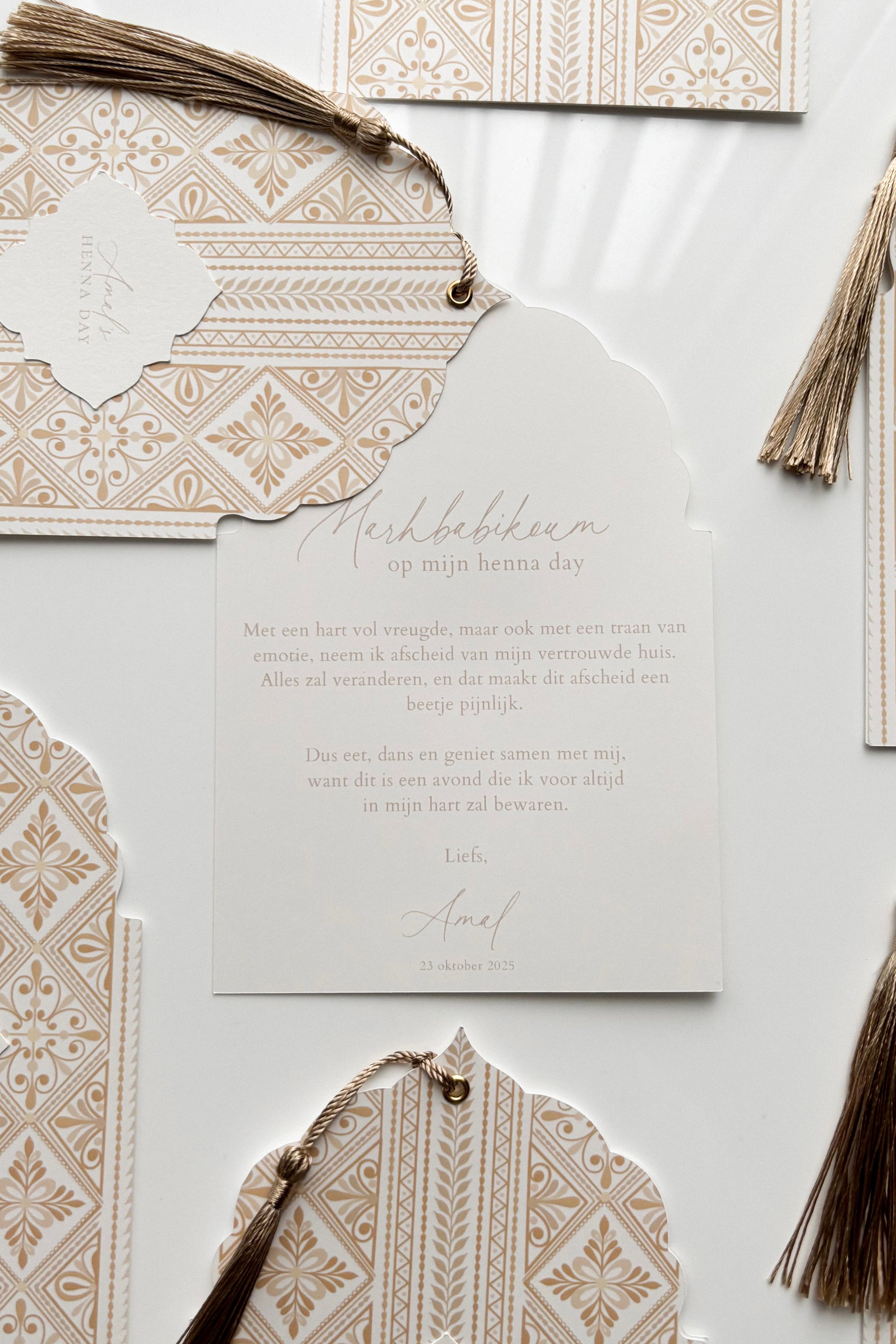 Henna Fessia - beige/gold