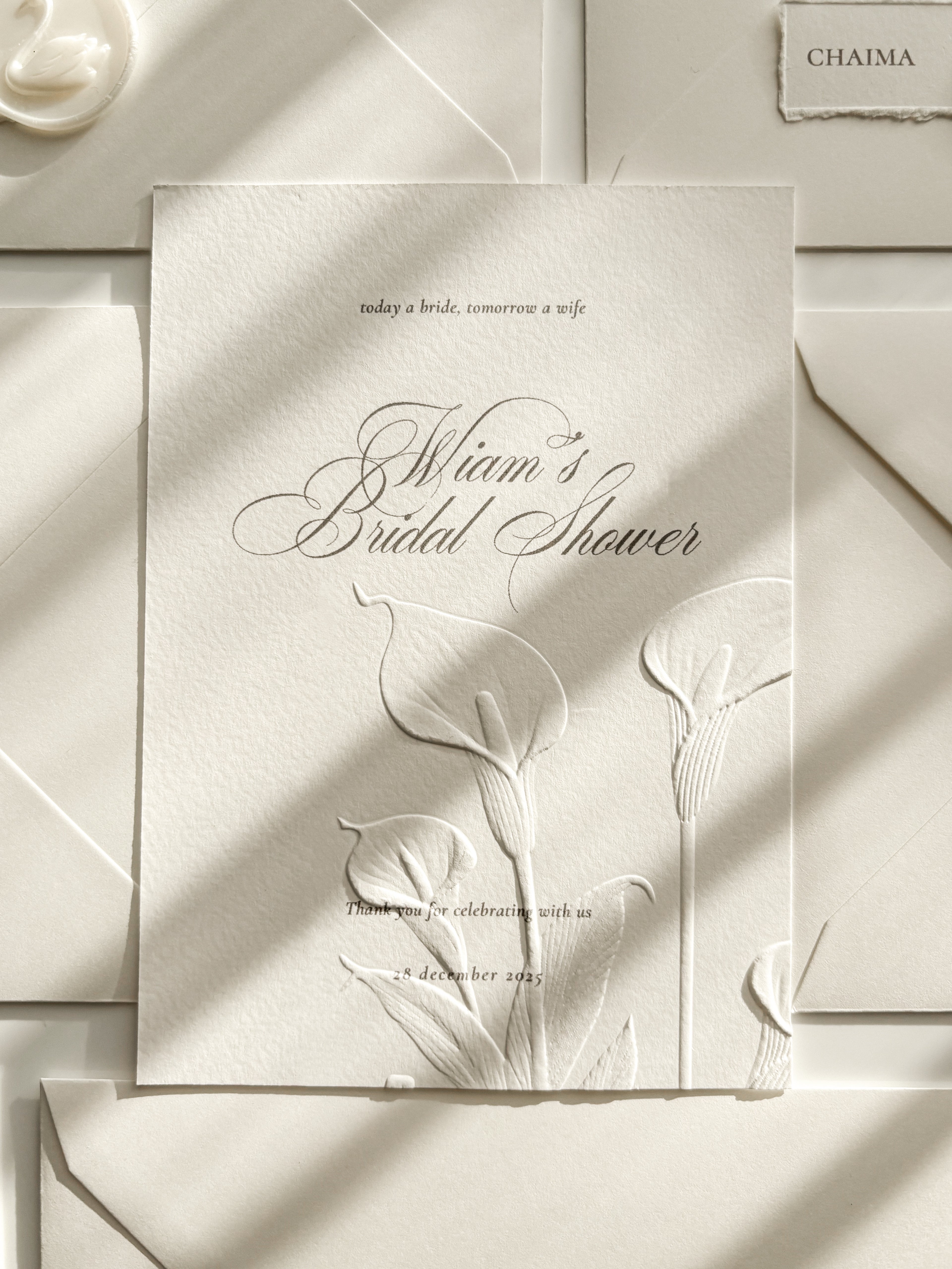Table card - Wiam