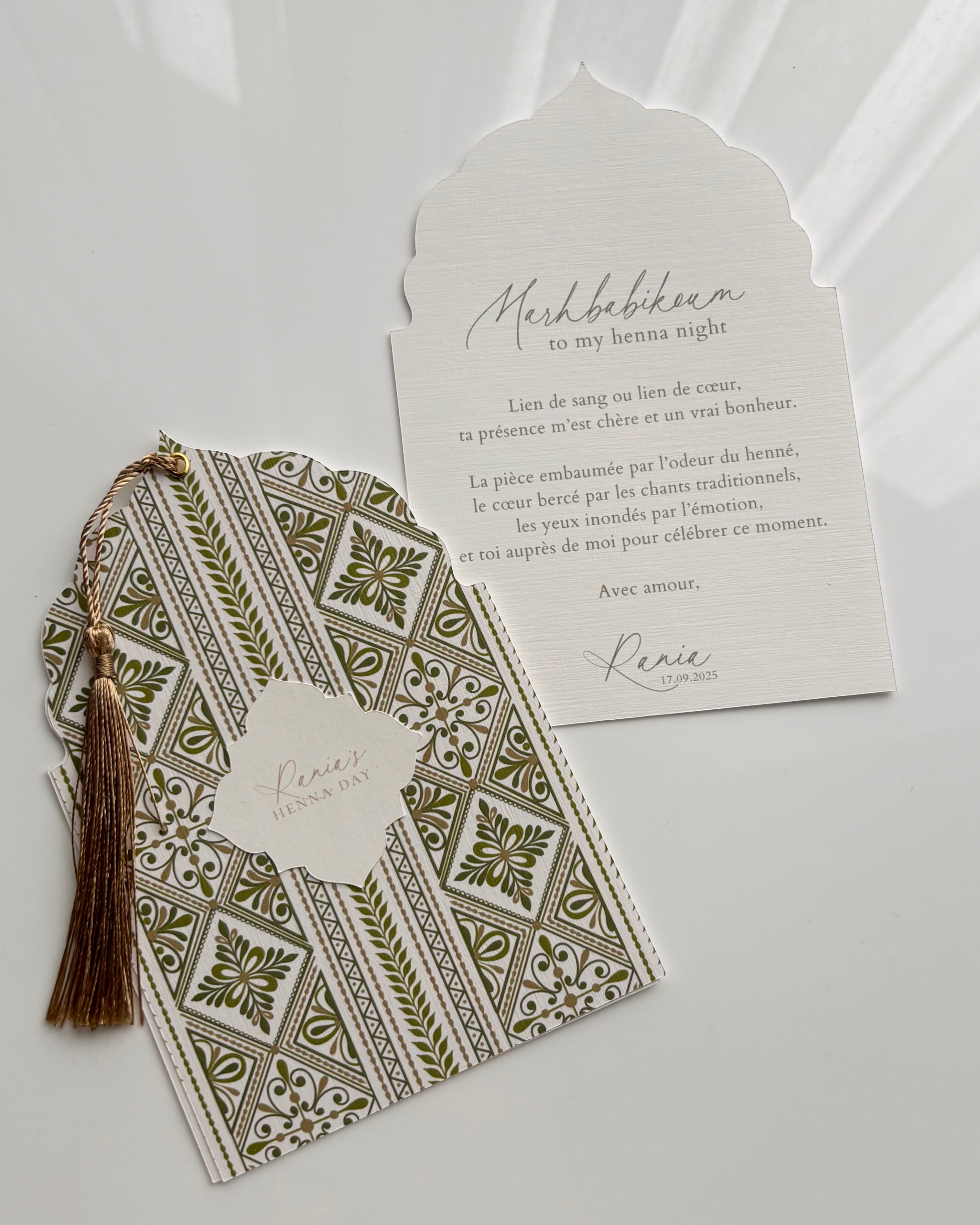 Henna card - Fessia