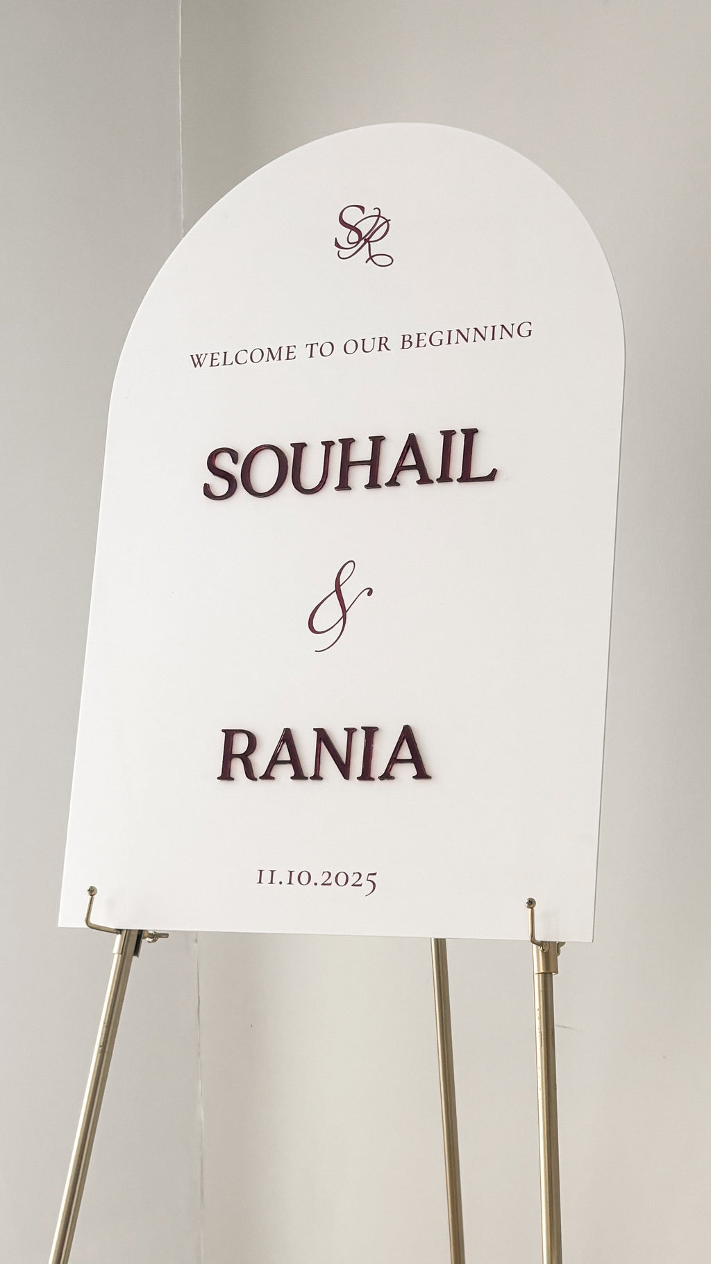 Welcome sign - Rania