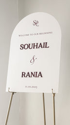 Welcome sign - Rania