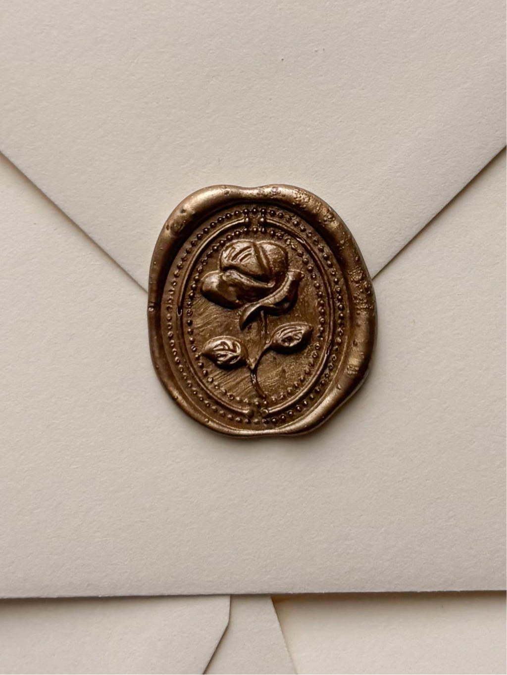 Wax seal - Rose