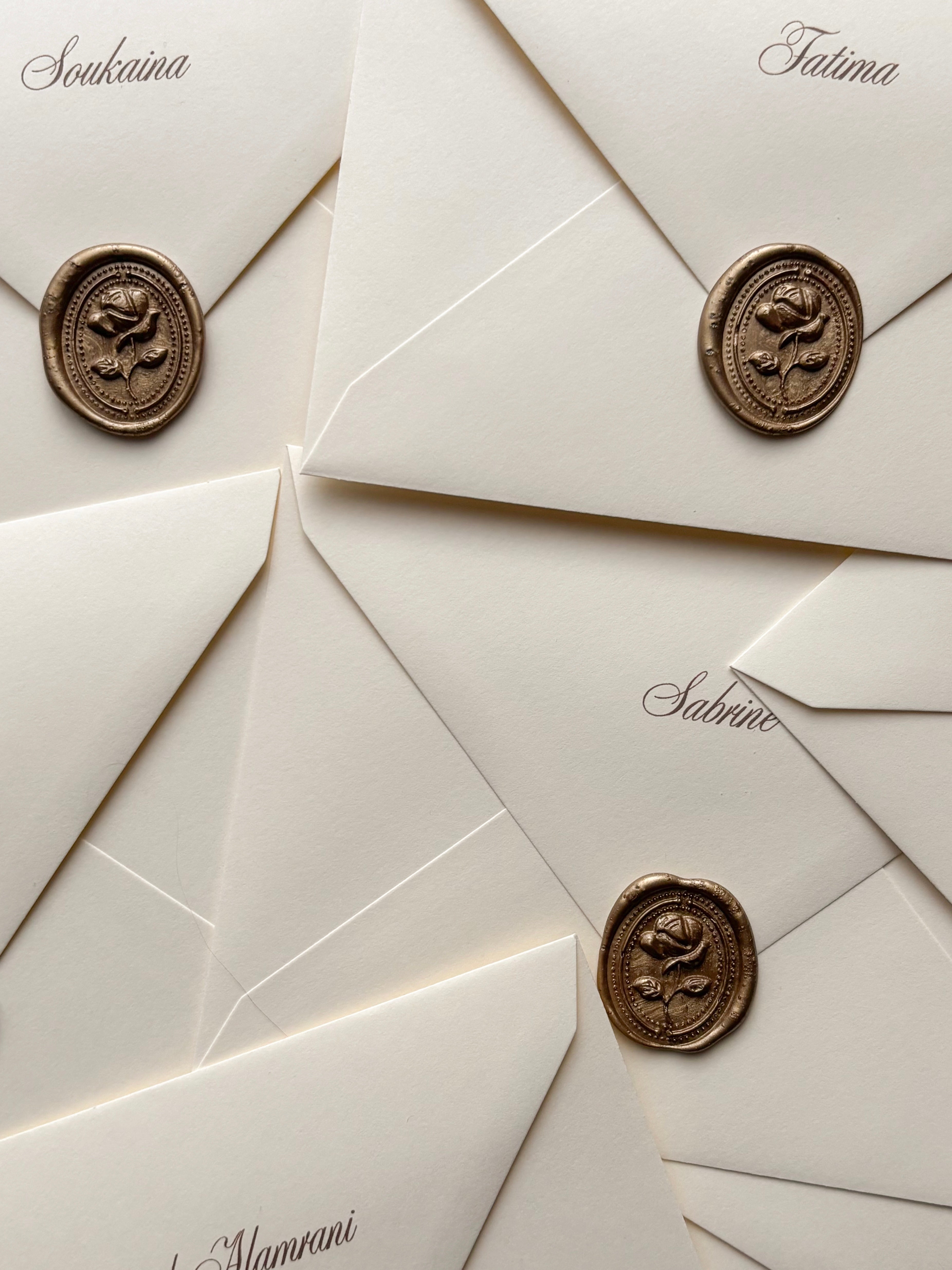 Wax seal - Rose
