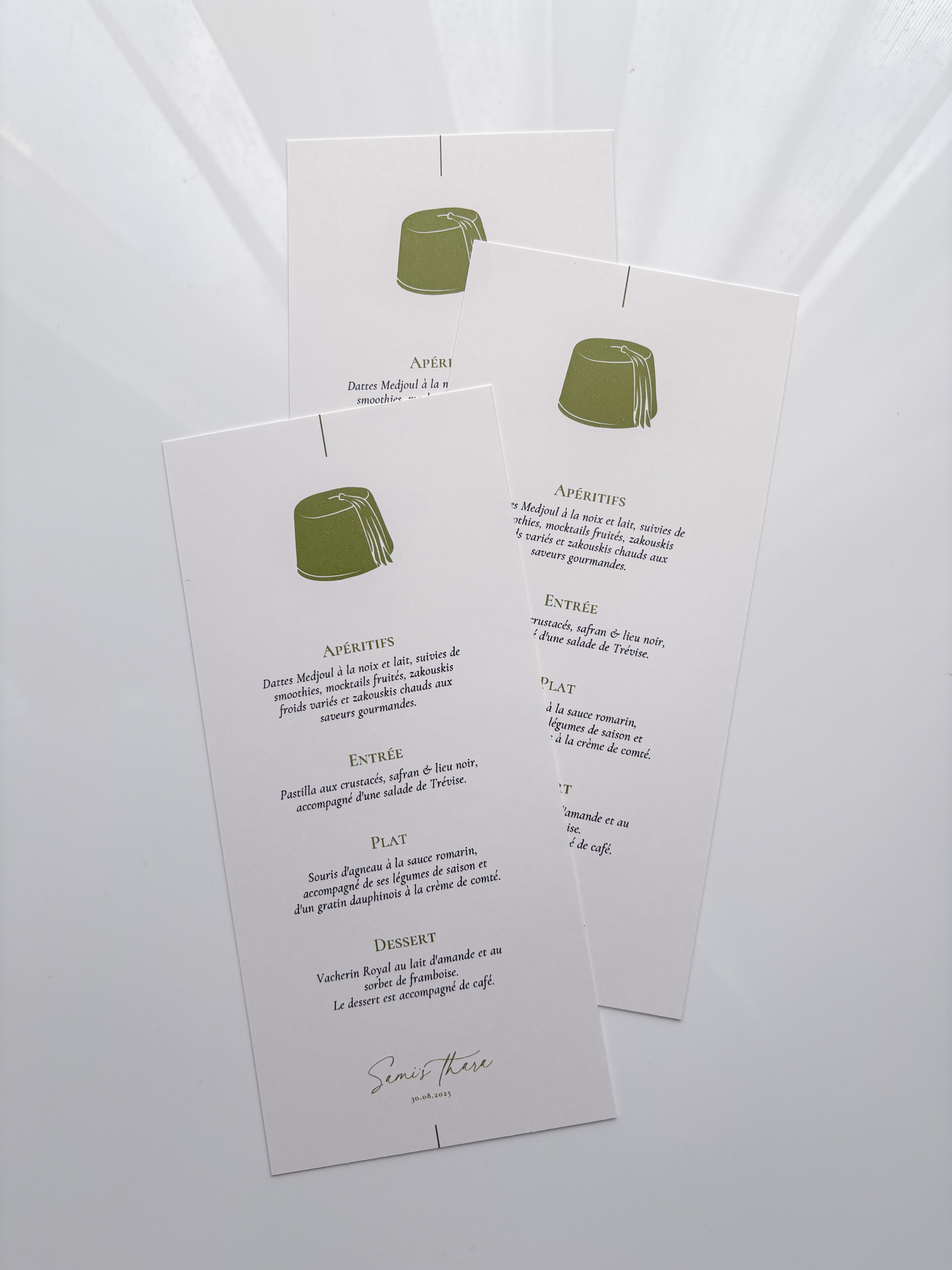 Menu card - Sami