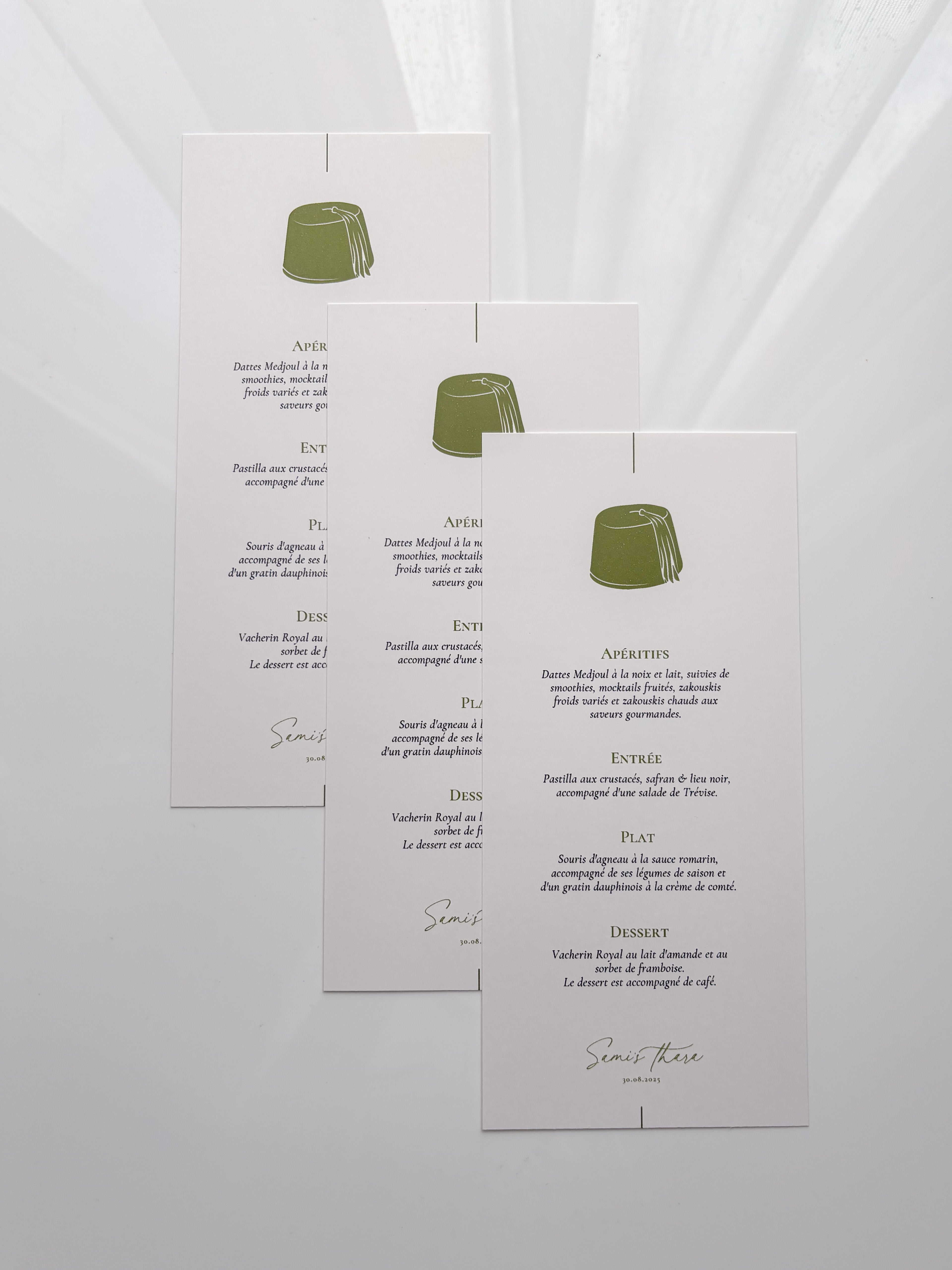 Menu card - Sami
