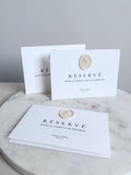 Reserved card - Rose seal