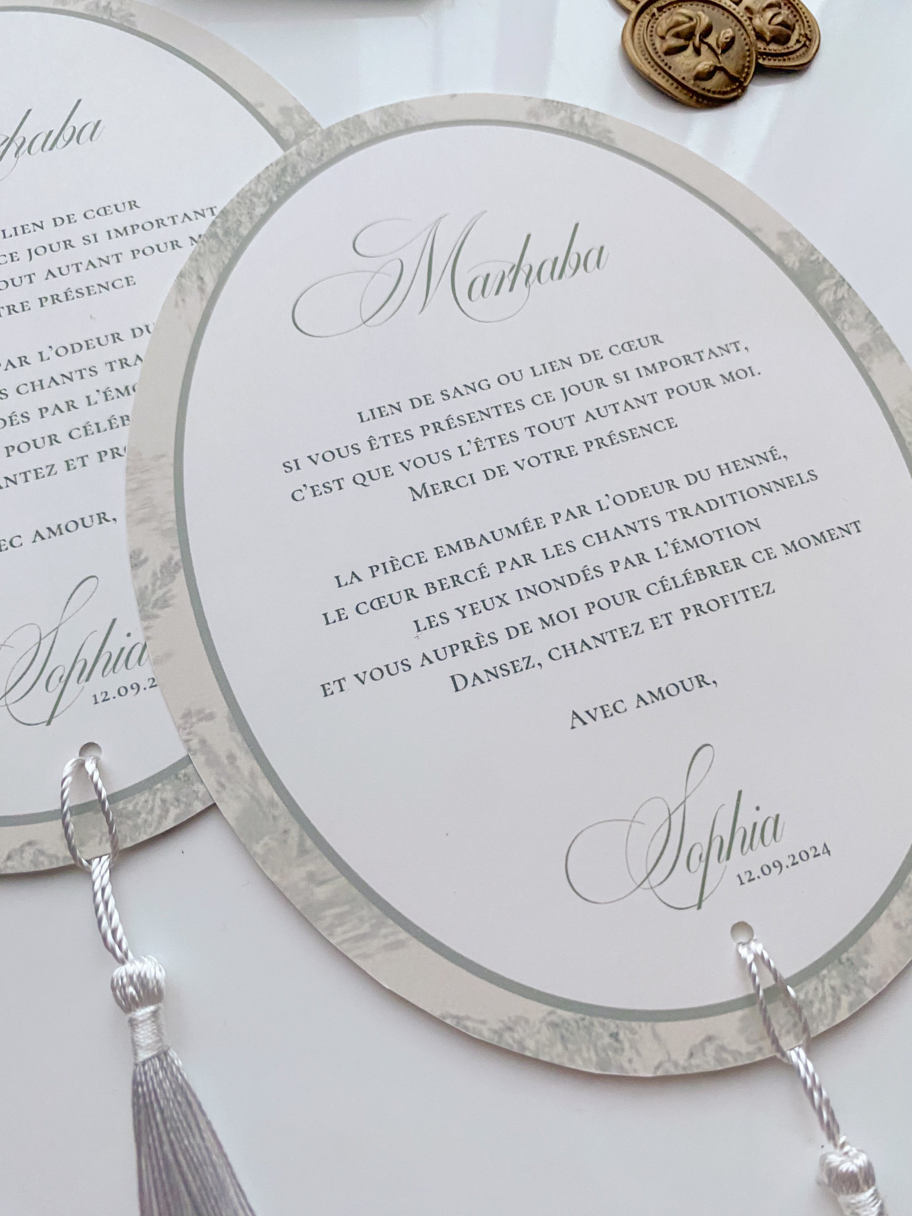 Table card - Sophia