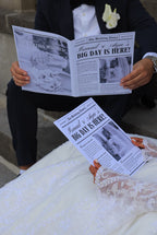 Wedding newspaper