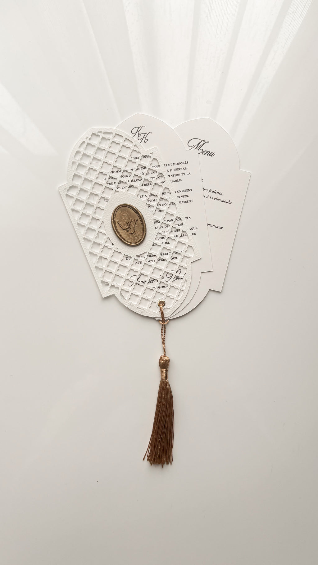 Kasbah - 2-in-1 table card/menu