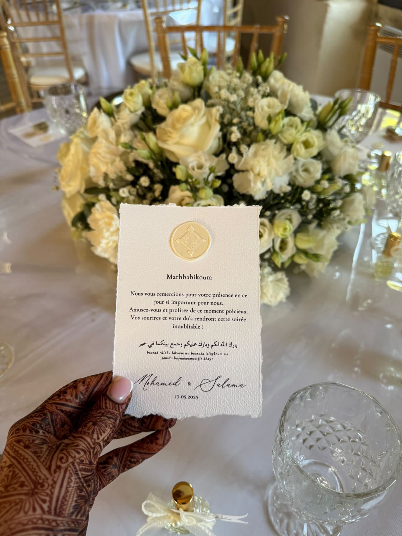 Table card - Louise