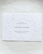 Table card - Rose