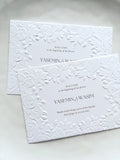 Table card - Rose