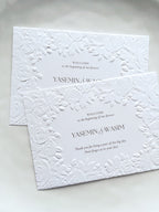 Table card - Rose