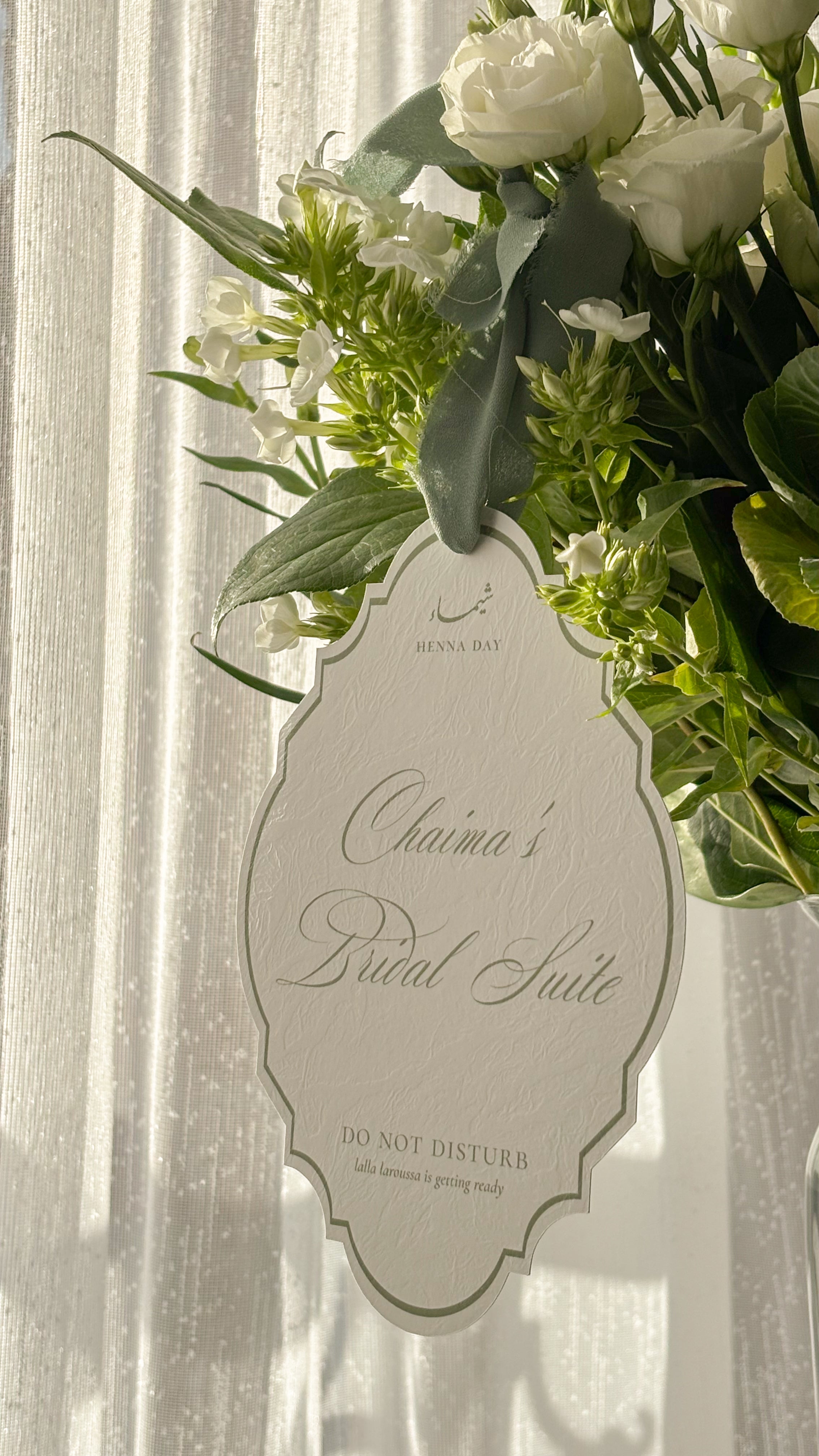Door tag - Chaima