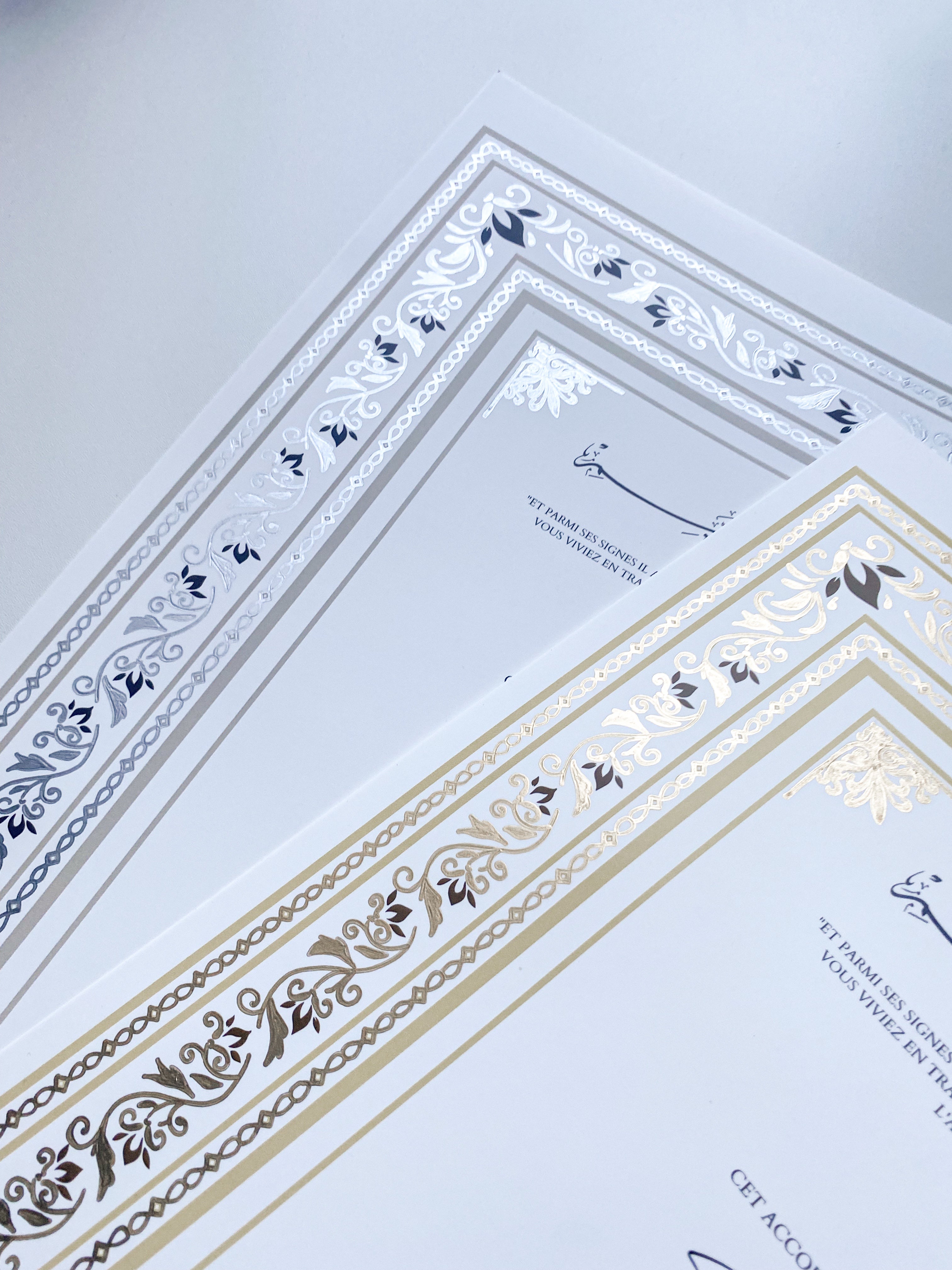 Nikkah certificate - Ismahane