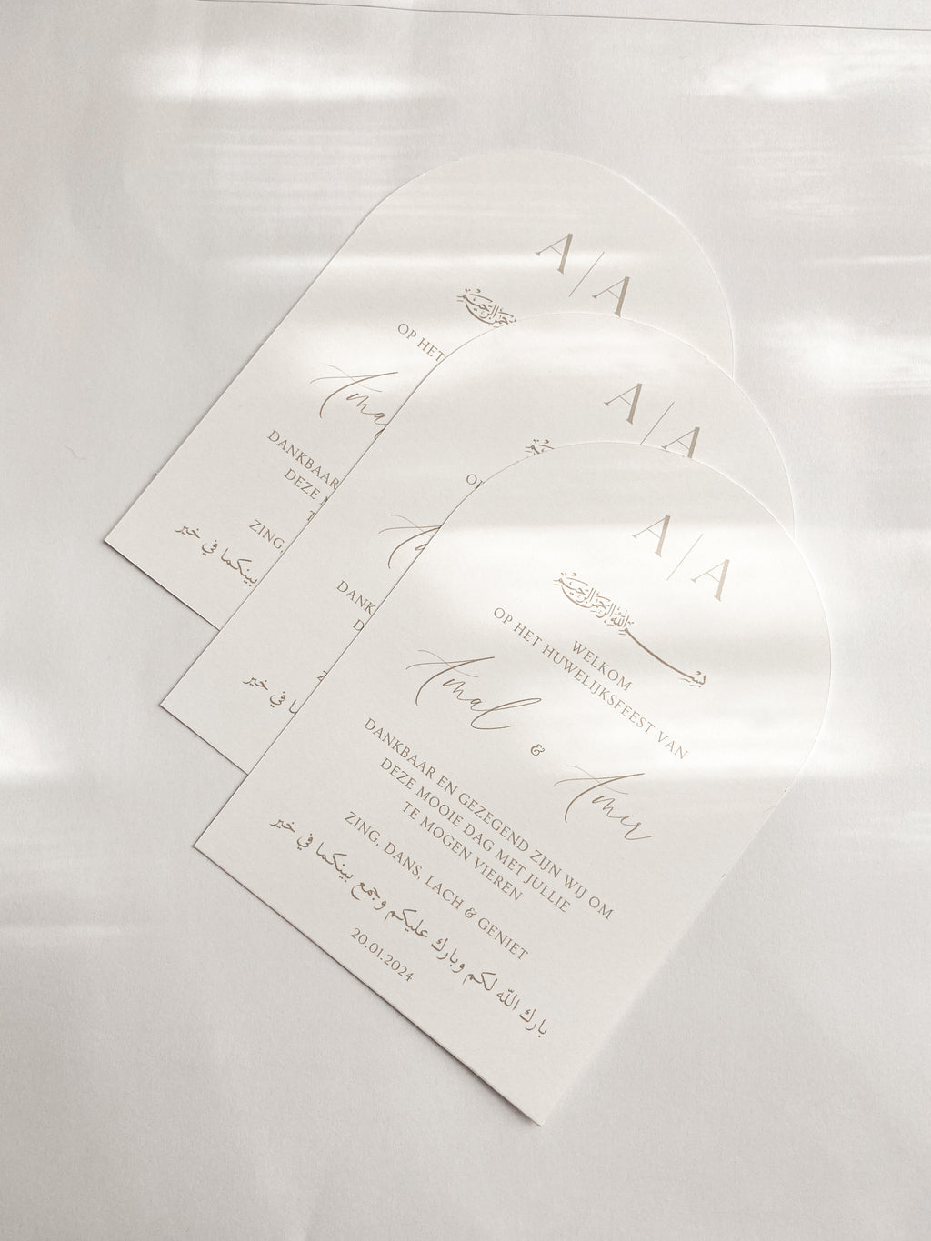 Carte de table - Amal