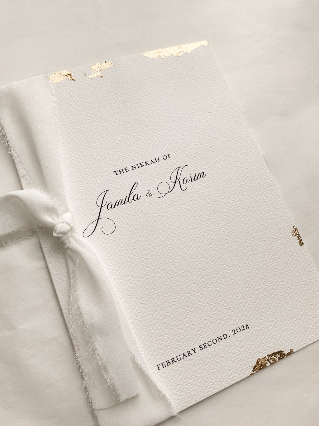 Nikkah booklet - Jamila