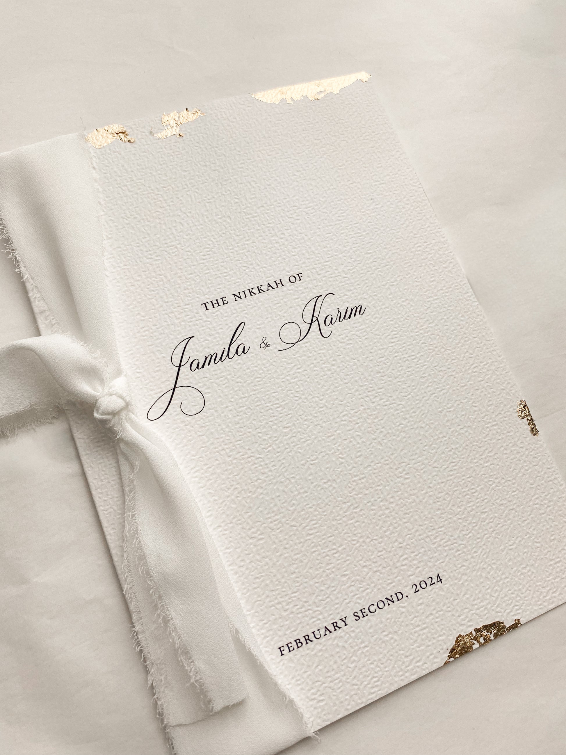Nikkah booklet - Jamila