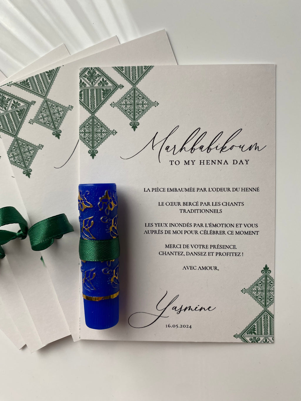 Carte au henné - Najlae