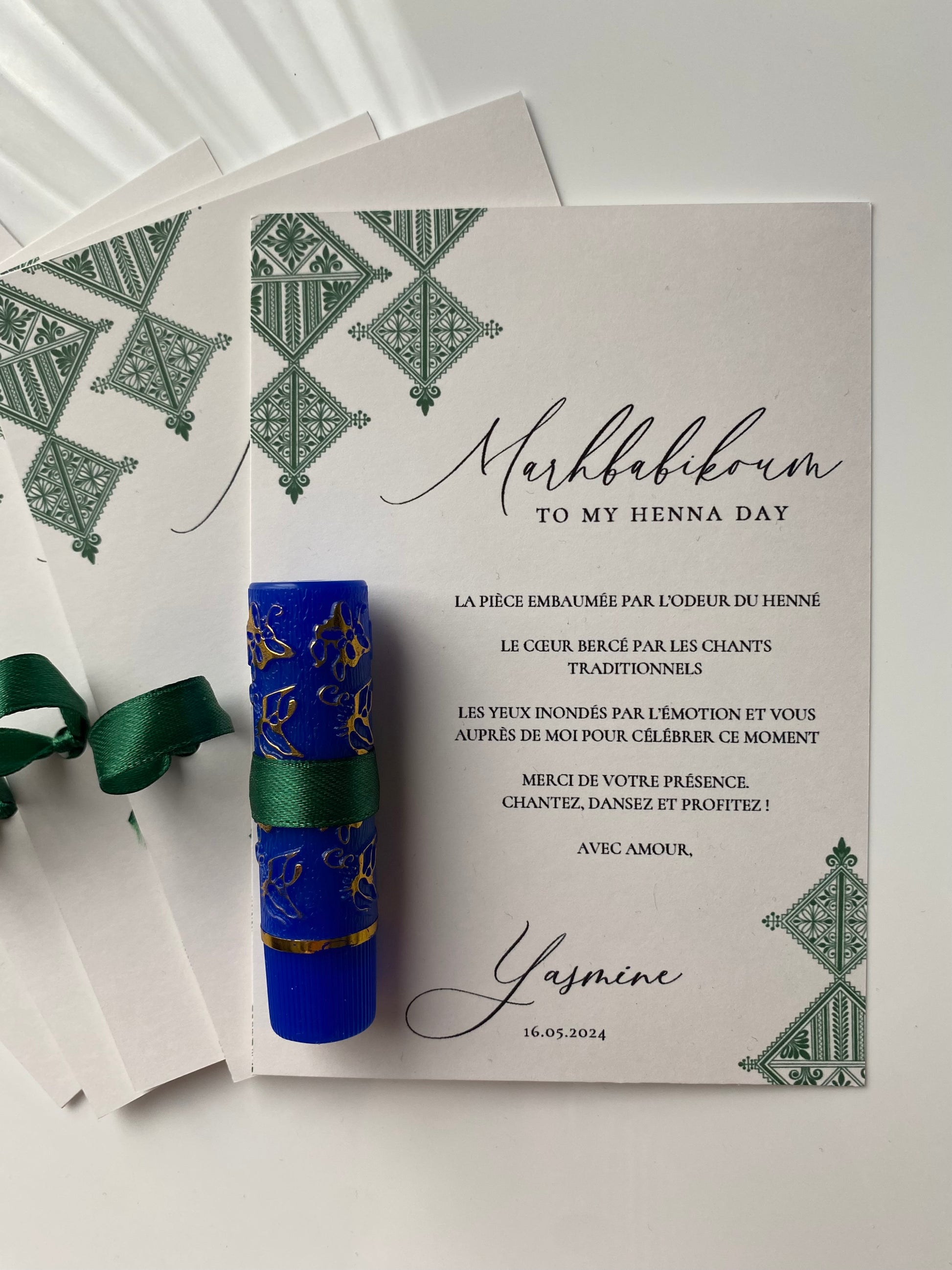 Henna card - Yasmine