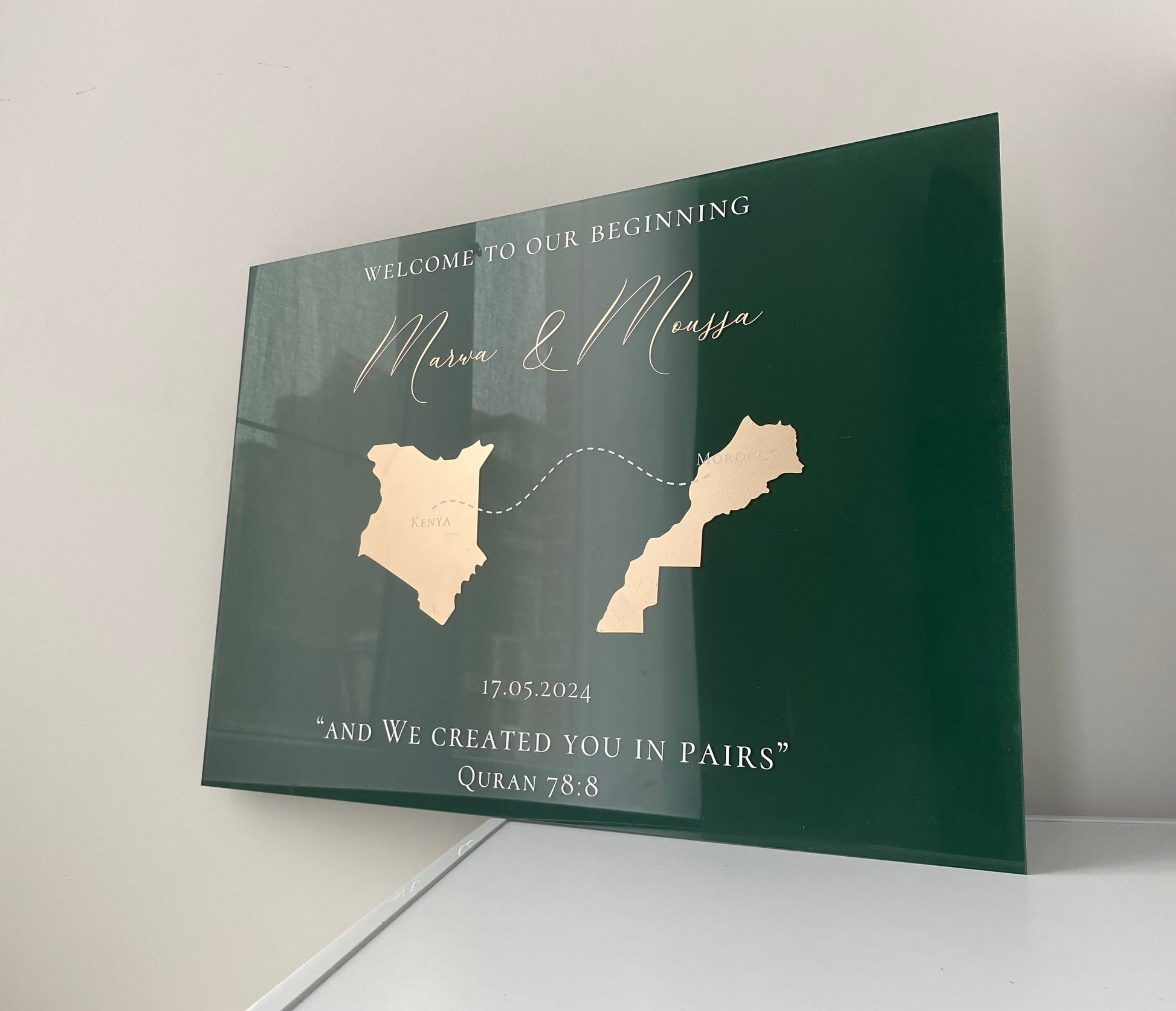 Welcome sign - Marwa