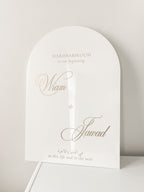 Welcome sign - arch