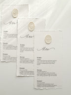 Menu card - Ihsane