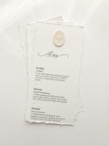 Menu card - Ihsane