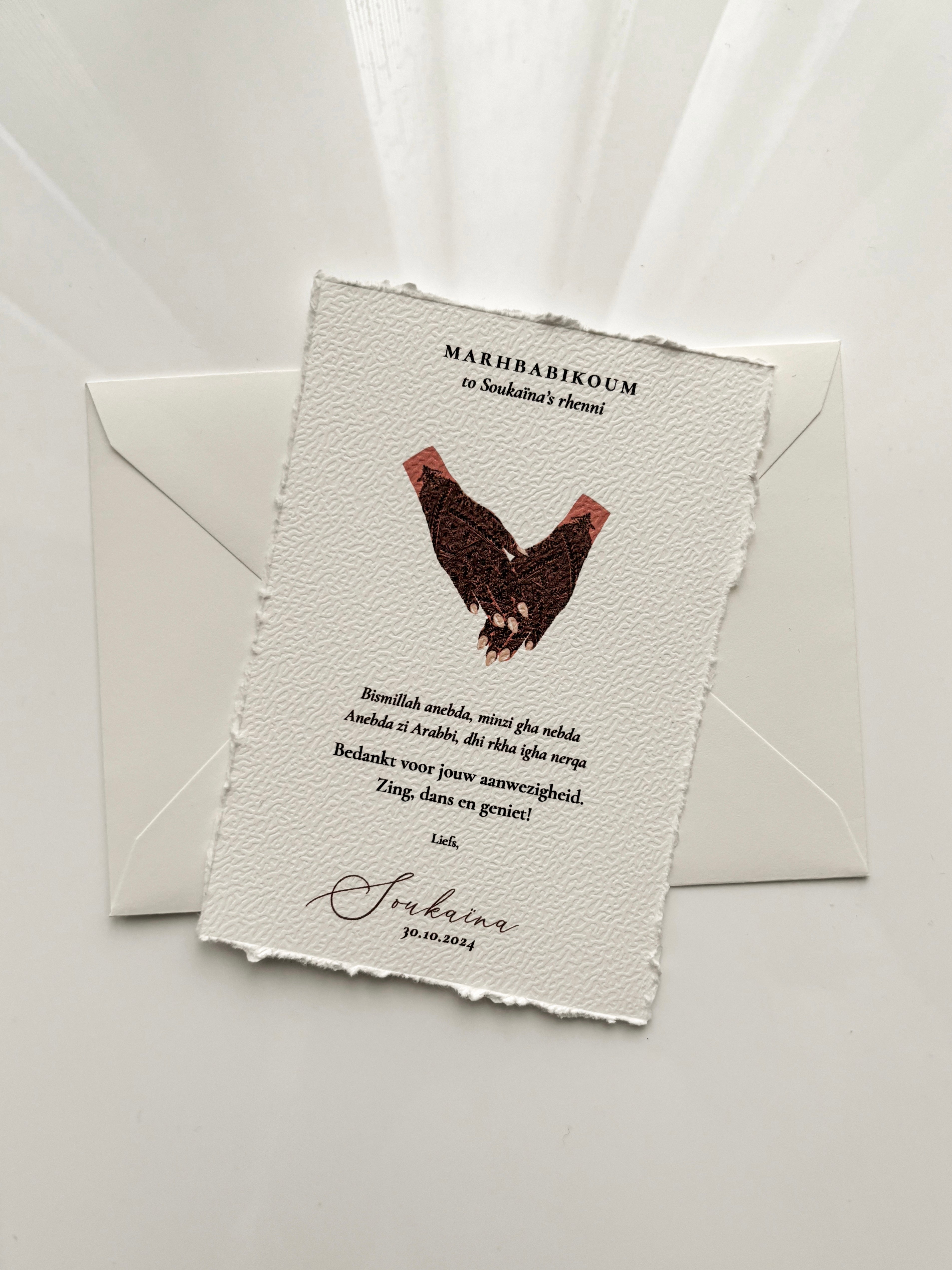Henna card - Soukaïna