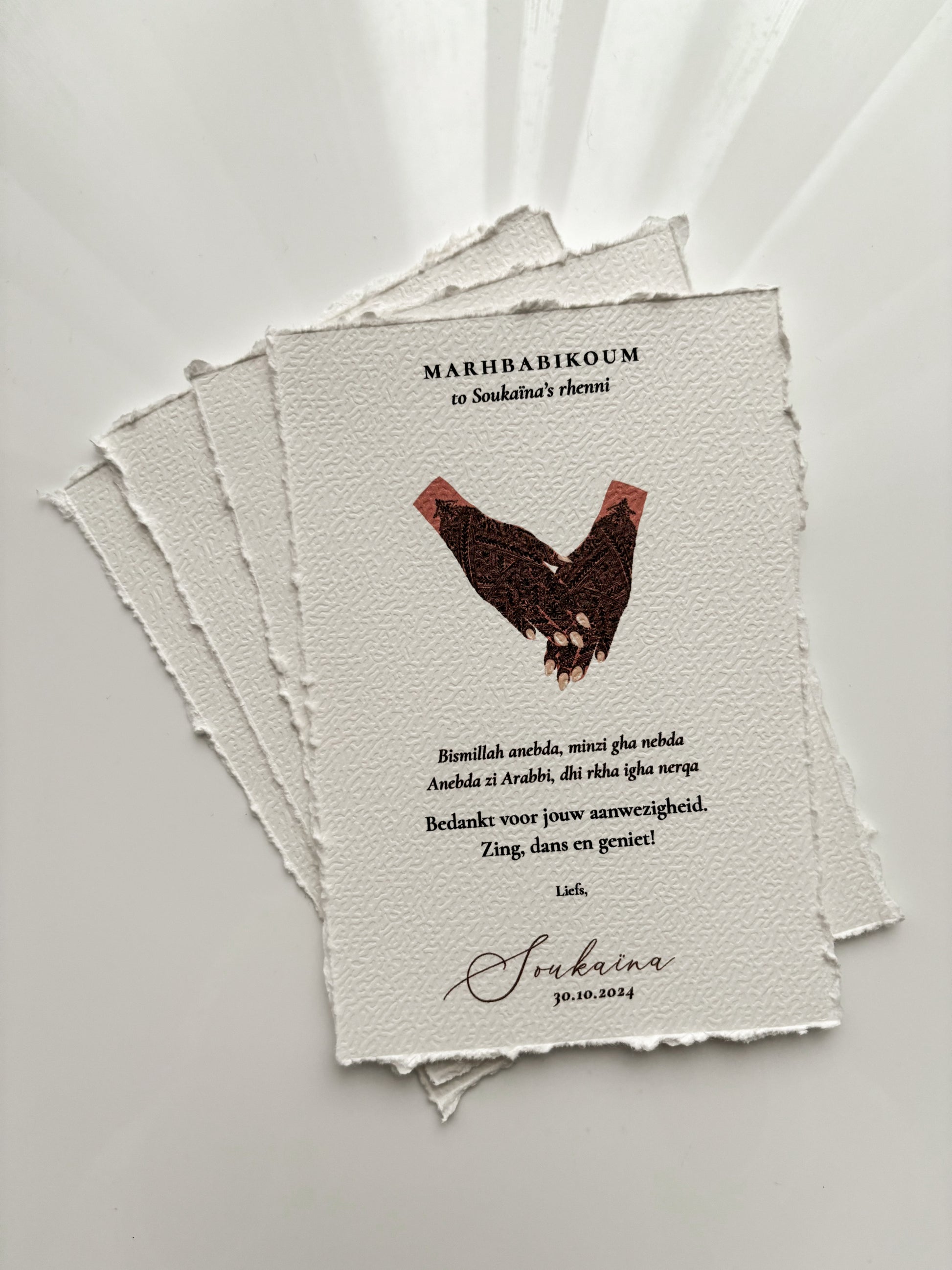 Henna card - Soukaïna