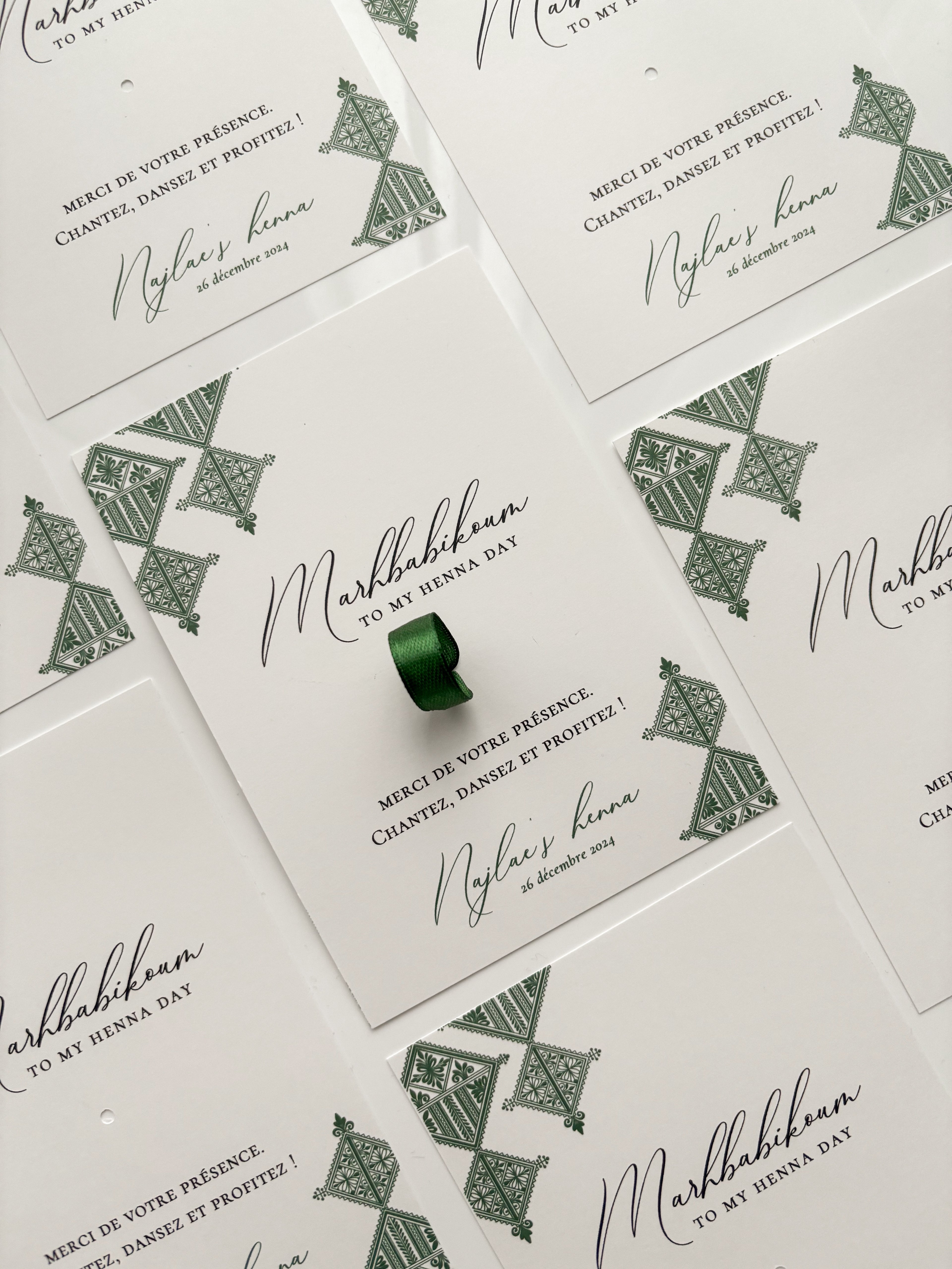 Henna card - Najla