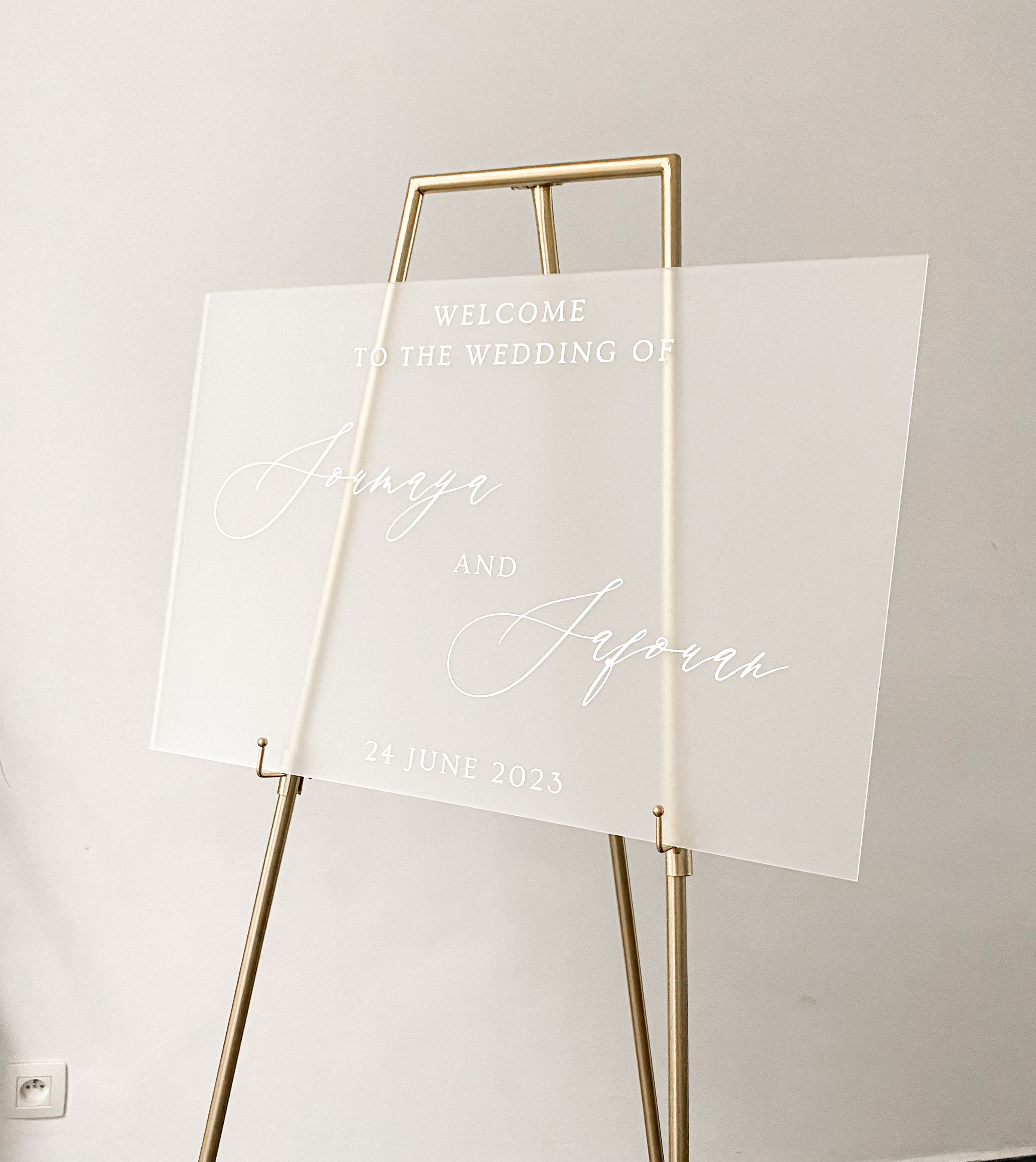 Welcome sign - Soum