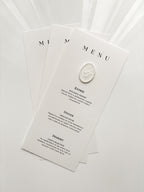 Menu card - Bayda