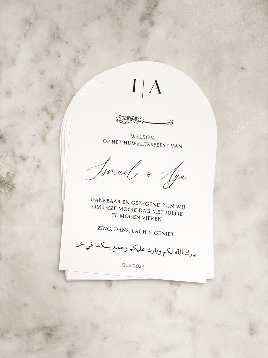 Table card - Aya
