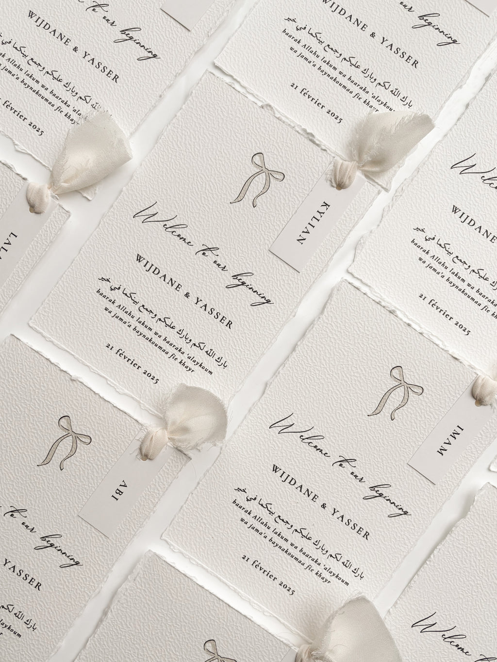Carte de table - Wijdane