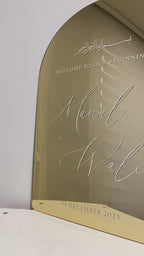 Welcome sign - Manal