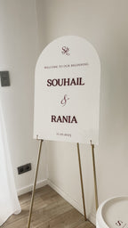 Welcome sign - Rania